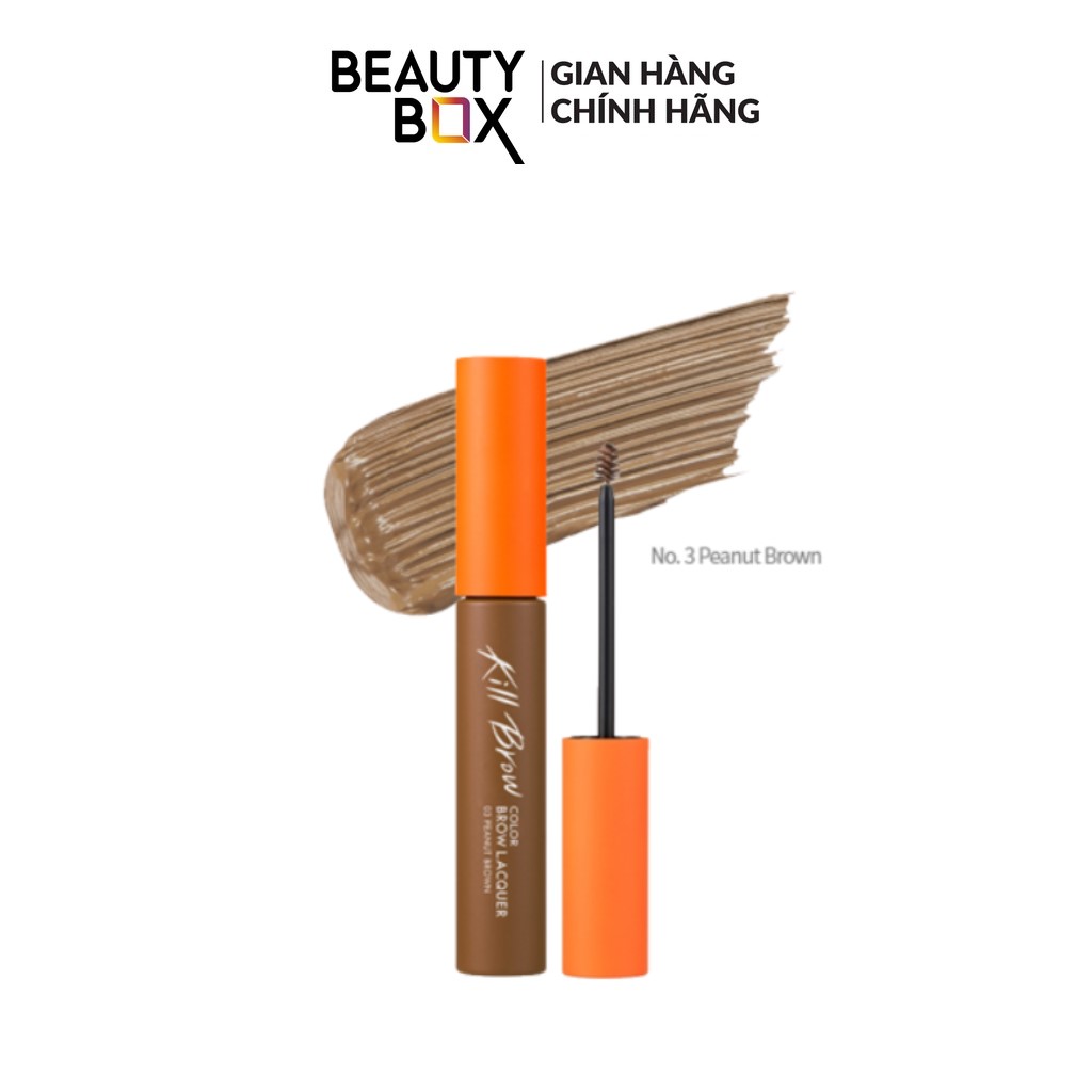 [Săn Sale]Mascara Chải Chân Mày Clio Kill Brow Color Brow Lacquer 6G