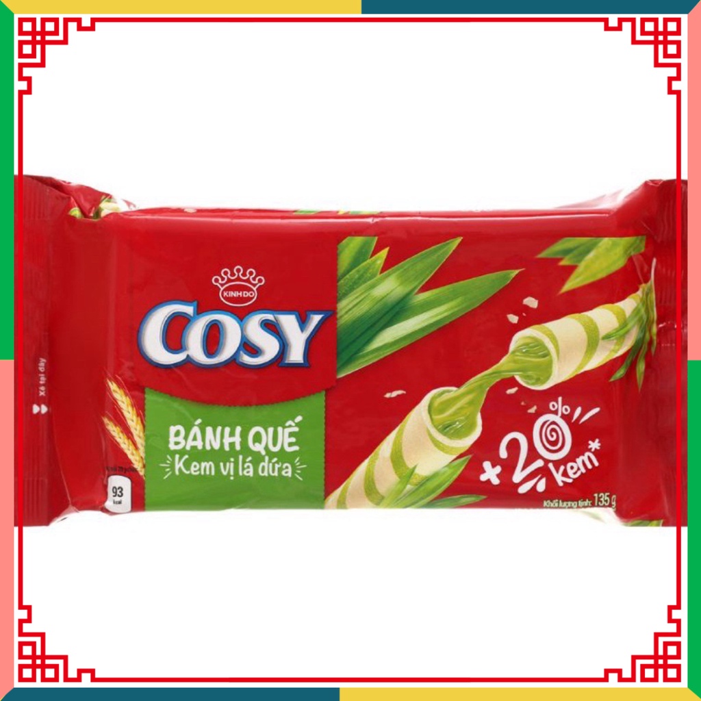 Bánh quế Cosy hộp 135g đủ vị