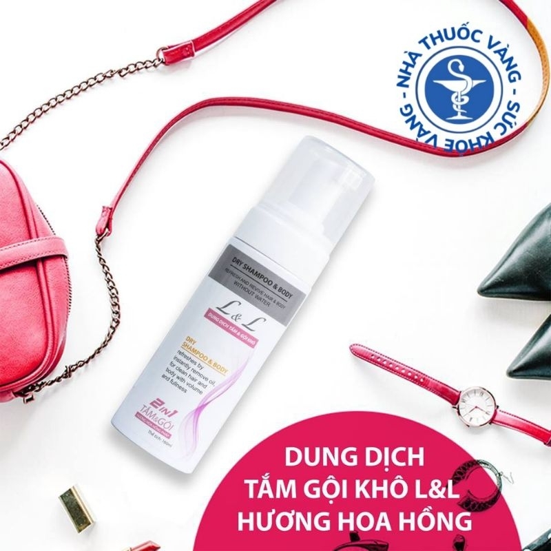 ✅[CAM KẾT CHÍNH HÃNG] Sữa Tắm Gội Khô L&L 160ml