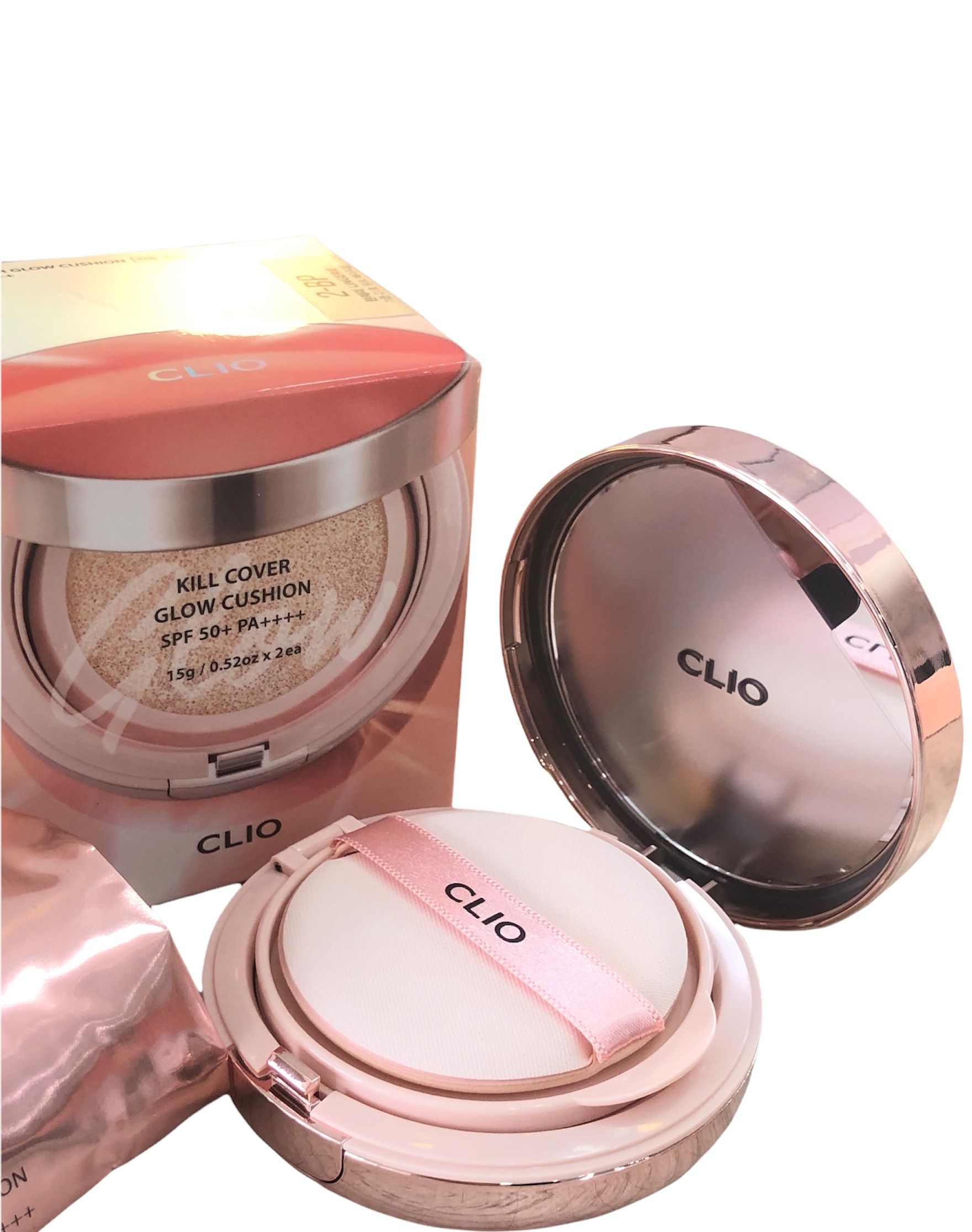 Set Phấn Nước Clio Kill Cover Glow Cushion SPF50+ Pa+++[KÈM LÕI]