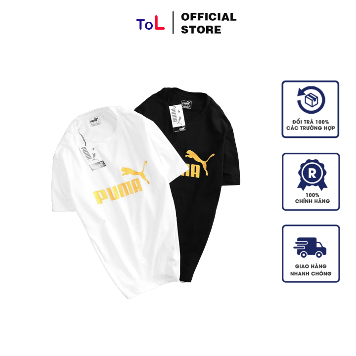 [FreeShip Max] Áo Thun Gold Logo - PM001 (VNXK)