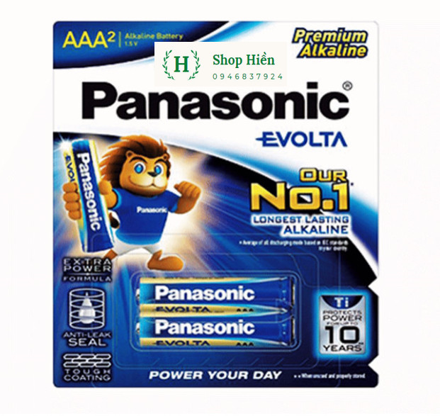Hộ 12 vỉ Pin AAA Kiềm Evolta Panasonic LR03EG/2B vỉ 2 viên (Hàng Chính Hãng)