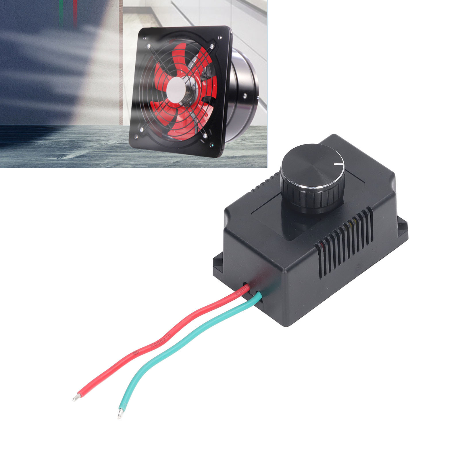 Motor Speed Regulator Variable Motor Speed Controller Durable Stepless Wide Application AC 220V Input Stable Operation for Bulb