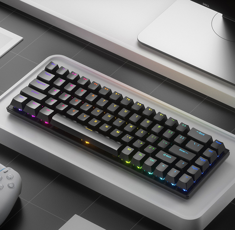 Yuy68 Key Mechanical Keyboard FV Q68 Wired Gaming Esports RGB