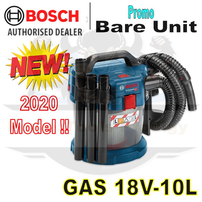 BOSCH GAS 18V10L CORDLESS WET AND DRY VACUUM CLEANER Lazada Singapore