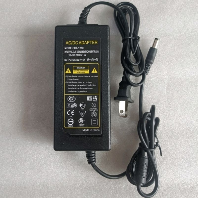 Nguồn 12V 5A, adapter 12V 5A, nguồn chuyên dùng cho máy bơm và camera