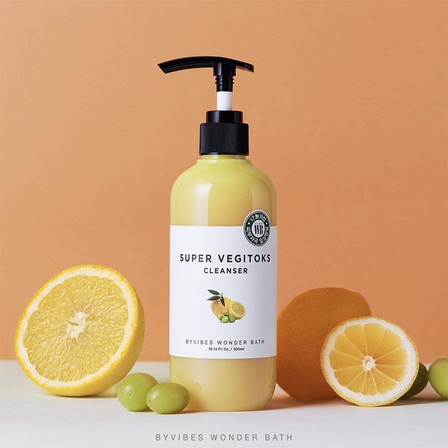 Sữa Rửa Mặt Rau Củ Bybibes Wonder Bath Super Vegitoks Cleanser