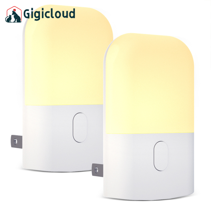 Plug In Night Light Motion Sensor Dimmable Night Light Adjustable Brightness For Bedroom Bathroom Kitchen Hallway Stairs