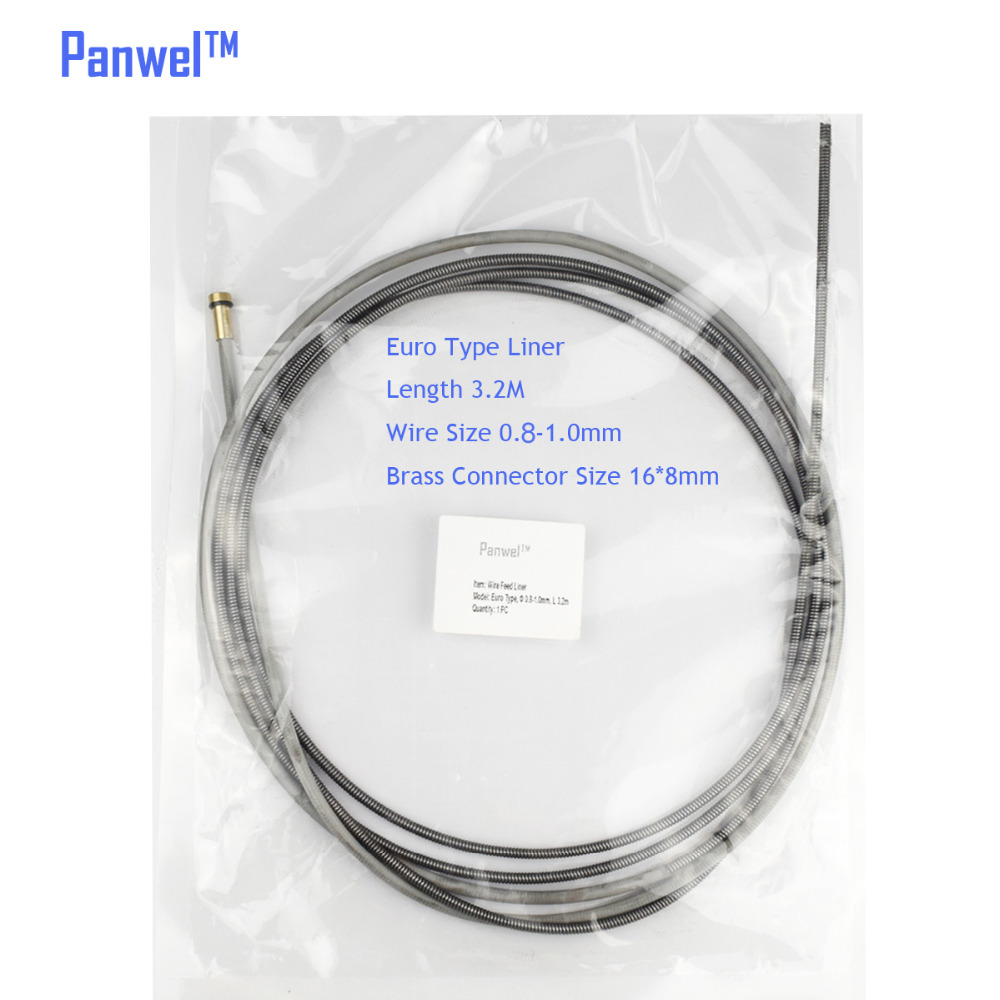 Welding Wire Liner 0.8mm 1.0mm Length 3.2m For Mig Welder Machine Style ...