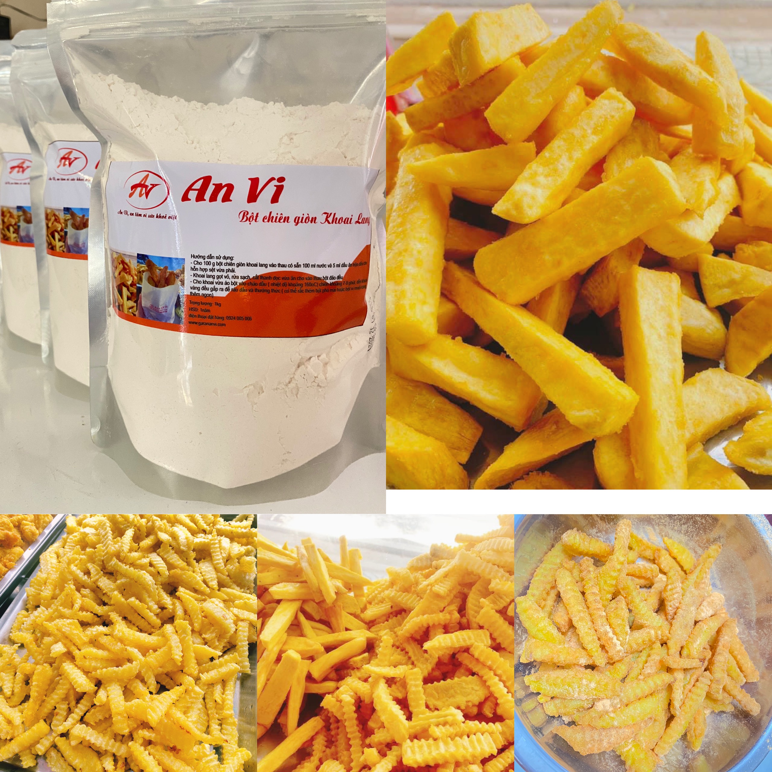 Bột chiên giòn khoai lang An Vi
