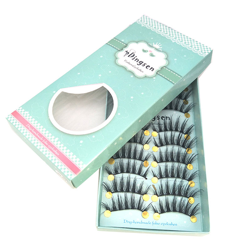 DINGSEN New 10 pairs natural false eyelashes lashes long makeup 3d mink lashes extension eyelash mink eyelashes for beauty. 