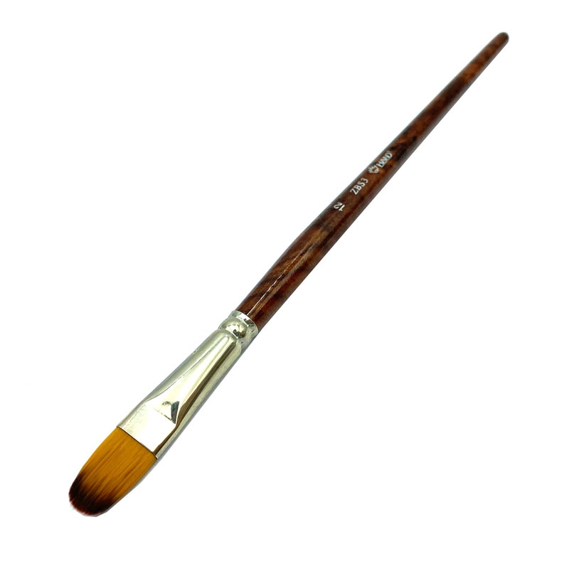 [Space Art Store]Cọ Vẽ Đầu Dẹp Oval Hand ZBS3