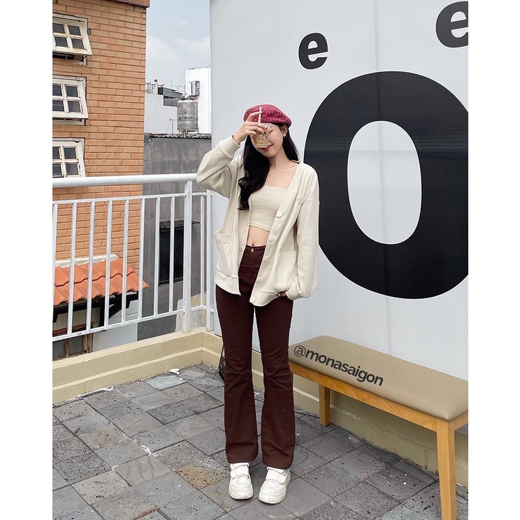 [VOUCHER 12%/149K] Set et áo khoác len cardigan MONÁ - TIARA