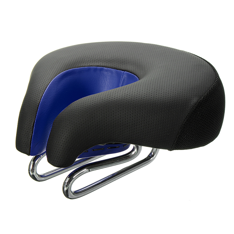 Wide Bicycle Bike Seat No Nose Mountain Bike Saddle Comfortable Cycling Saddle Cushion High Resilience