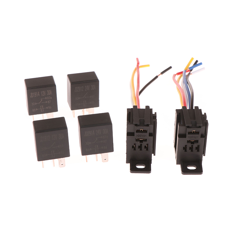 4%20Pin/5%20Pin%2030A%2012V/24V%20Automotive%20Violet%20Relay%20Socket%20With%20Wire%20With%20Terminal%20Automotive%20Control%20Device%20Auto%20Car%20Relay%20CVFHHH%20-%20Image%202