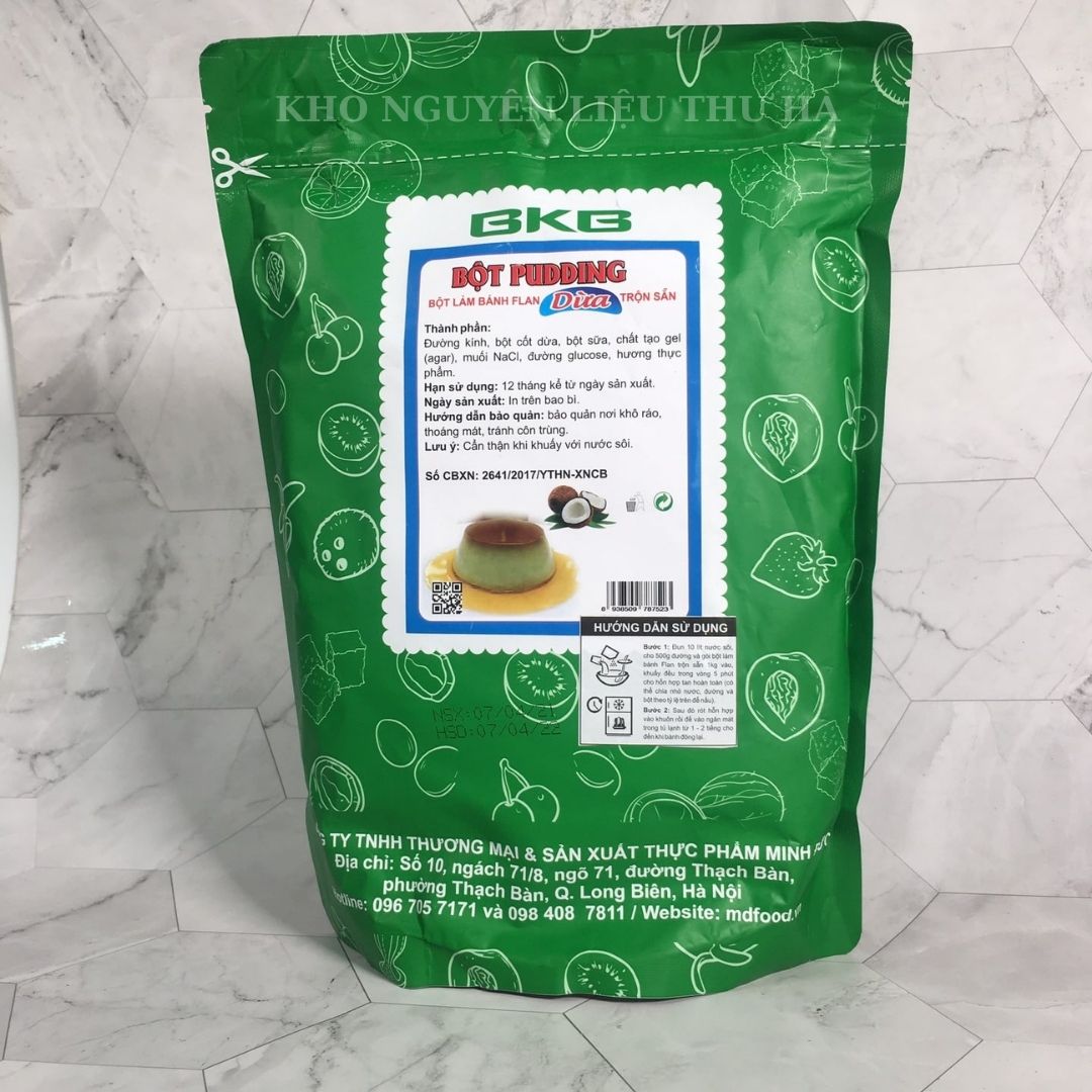 Bột Pudding BKB Hương Vị Đặc Sắc 1kg – Tinh Hoa Tráng Miệng, Topping Đỉnh Cao!