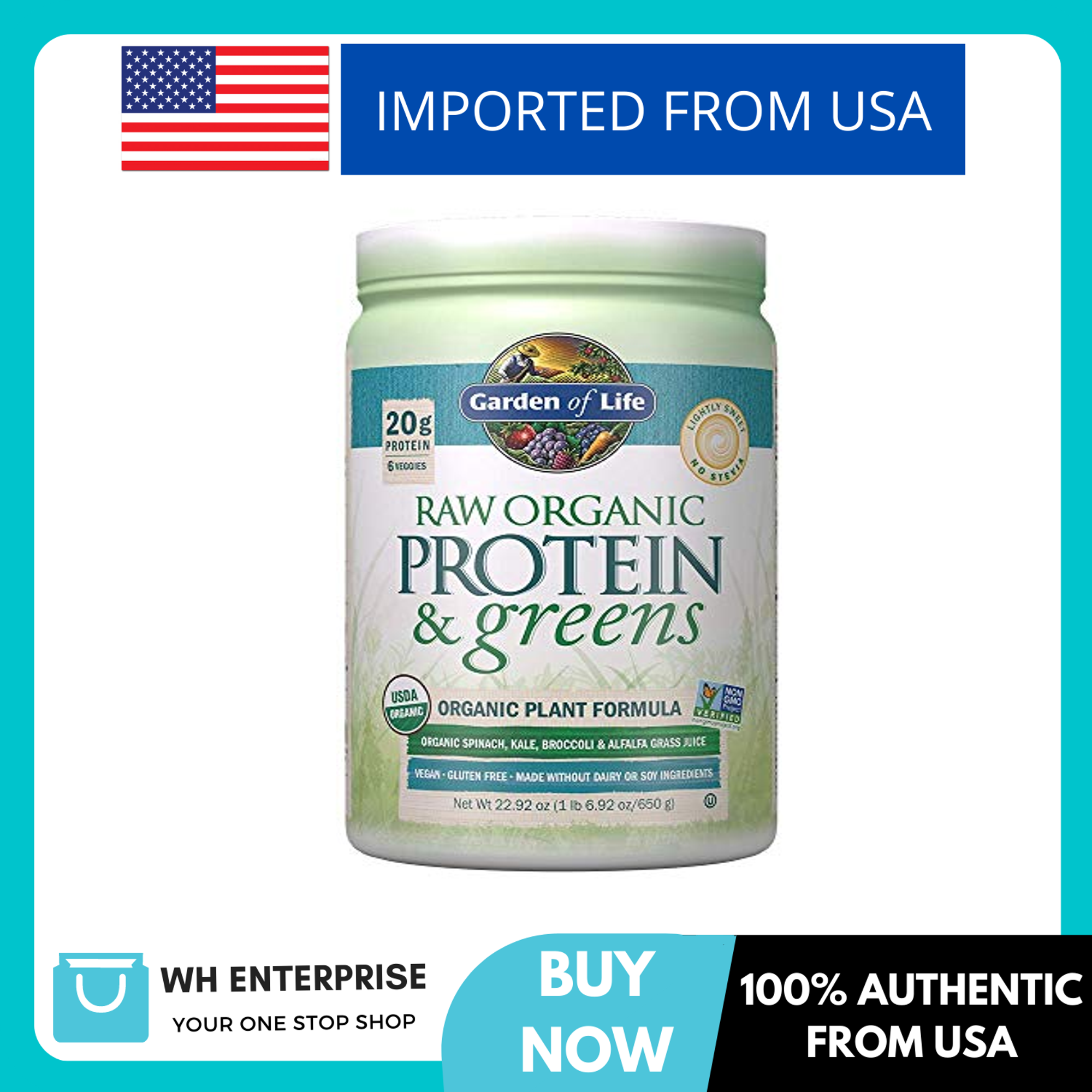 Garden Of Life Greens And Protein Powder Organic Raw Protein And Greens With Probiotics Enzymes Vegan Gluten Free Light Sweet 23 2oz 651g Powder Lazada Singapore