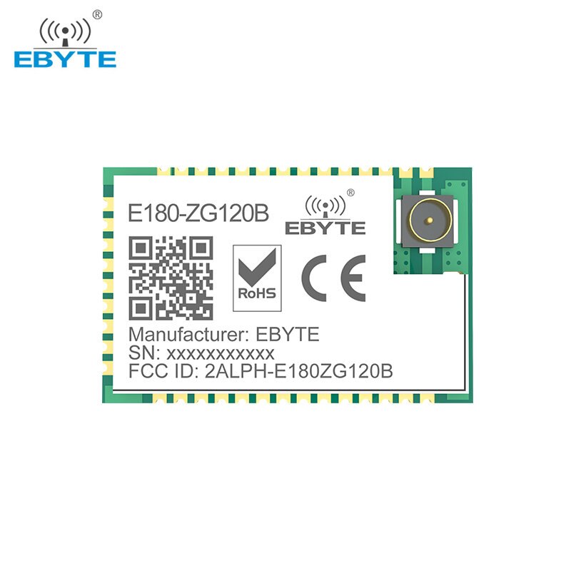 Efr32 zigbee 3.0 wireless module 2.4ghz touch link smart home smd long distance rf transceiver module ebyte e180-zg120b