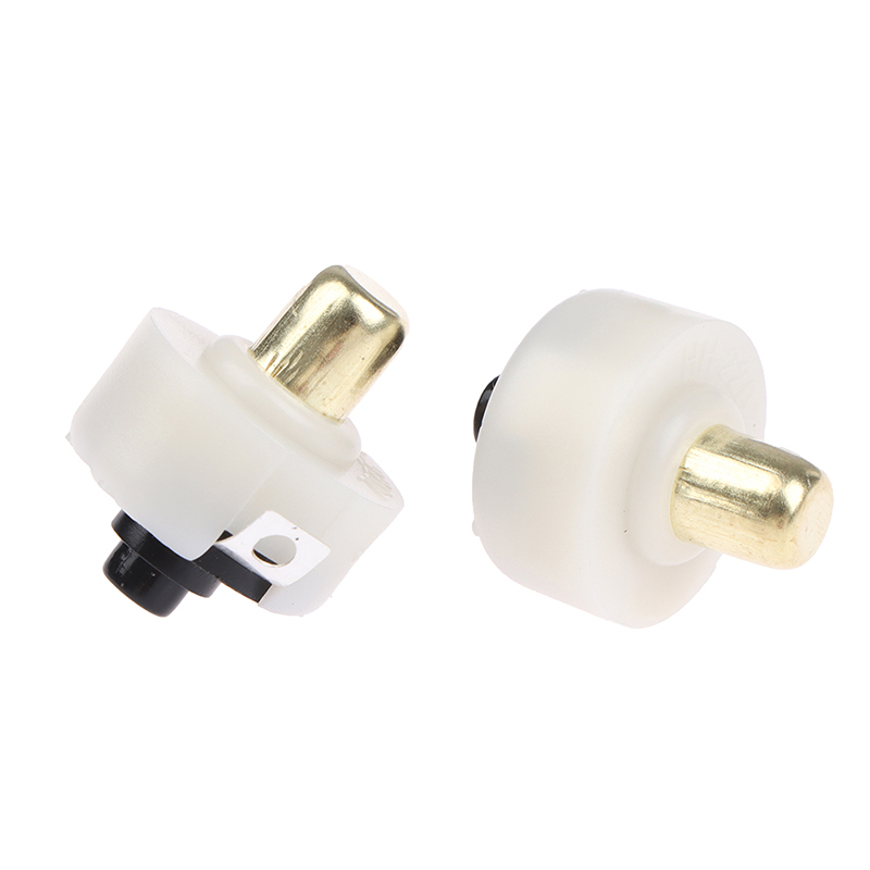 Fulai 2Pcs 17mm LED Flashlight Push Button Switch ON OFF Electric Torch Tail Switch