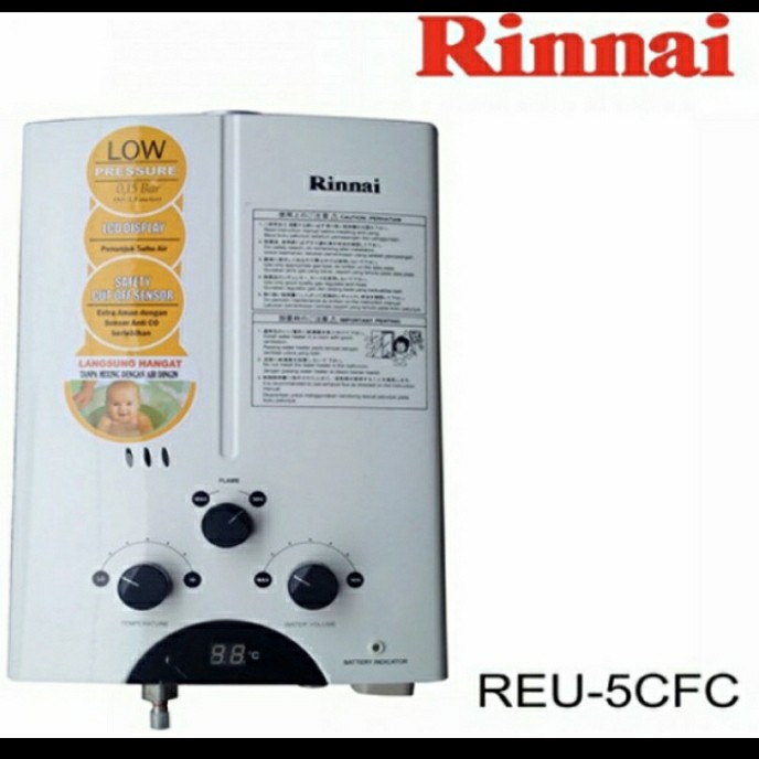 Rinnai Water Heater Gas Rinai REU5CFC REU-5CFC REU 5CFC | Lazada Indonesia