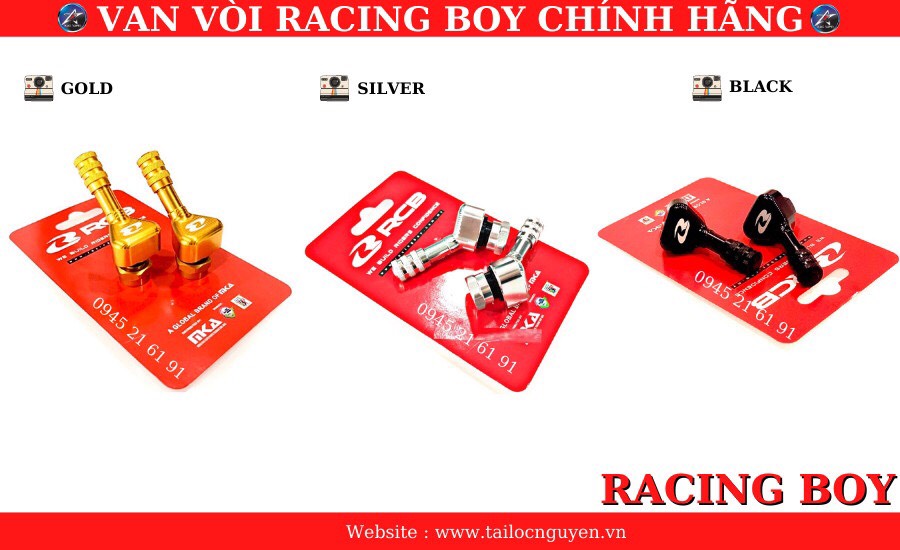 Van Vòi RCB Size 8li - 10li ( Vàng/ Bạc/ Đen )