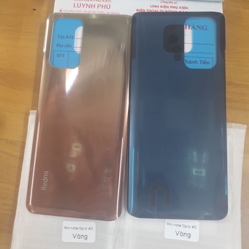Nắp lưng xiaomi redmi note 10 pro 4G chuẩn đẹp