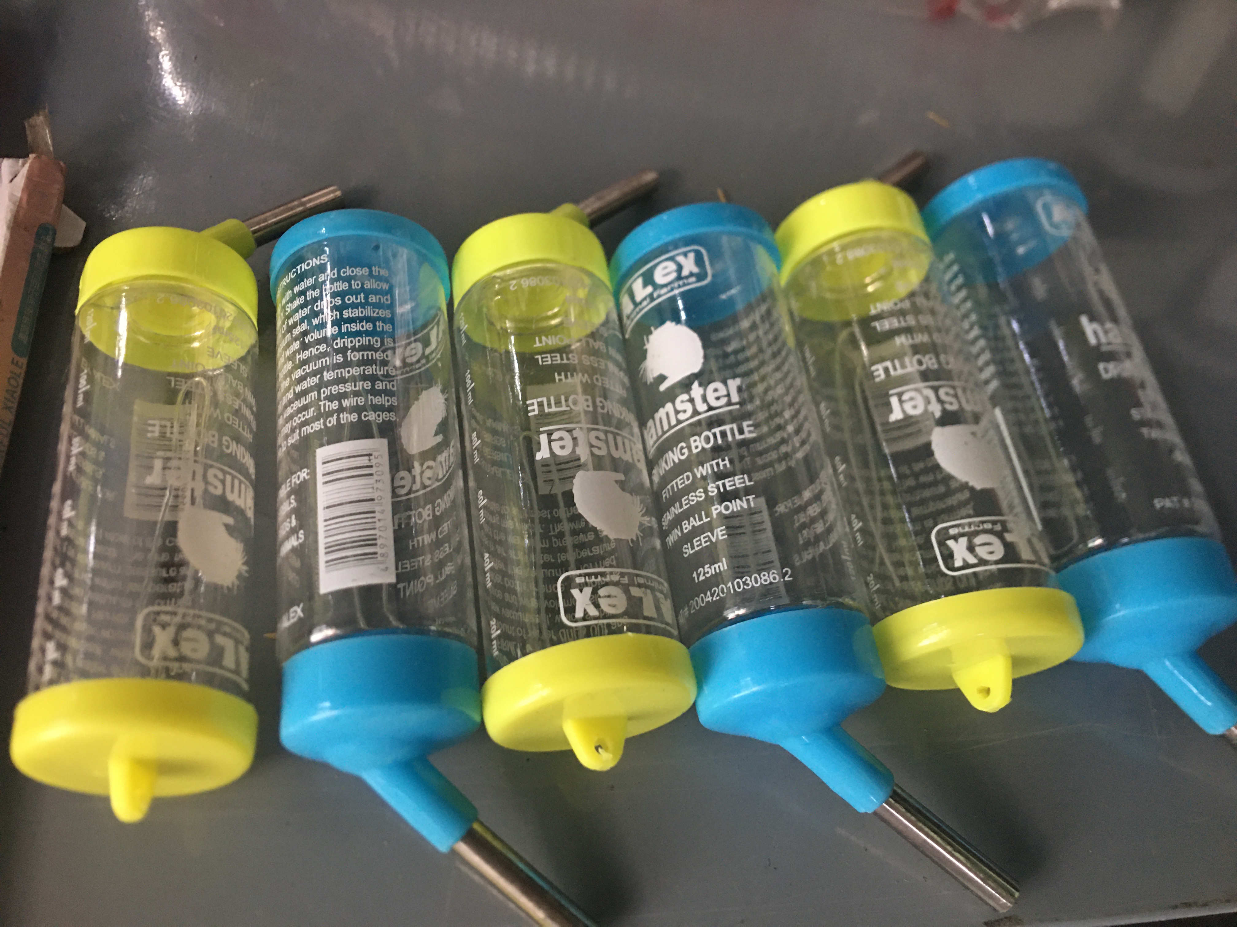 Bình Nước Bi 80Ml và 125ml Cho Hamster.