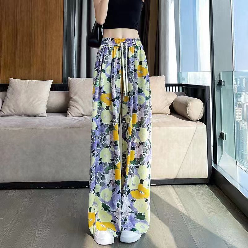 Women's Wide Leg Pants Summer Thin Loose Pants