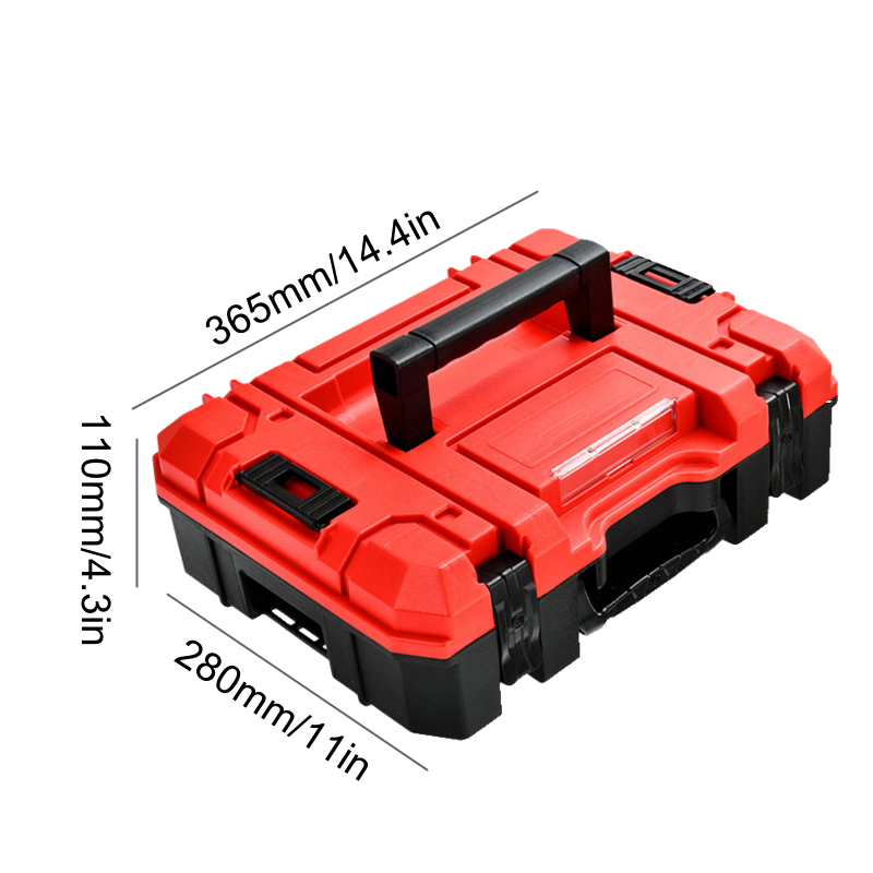 Stackable Combination Tool Box Organizer Plasic Thick Suitcase Drill Hardware Tool Storage Box Electrician Carpenter Toolbox