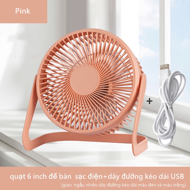 Youpin quạt điện mini để bàn 6 inch cắm usb tiện dụng