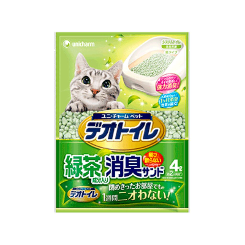 [Bundle] Unicharm DeoToilet Cat Dual Layer Litter System/Cat Litter 2L