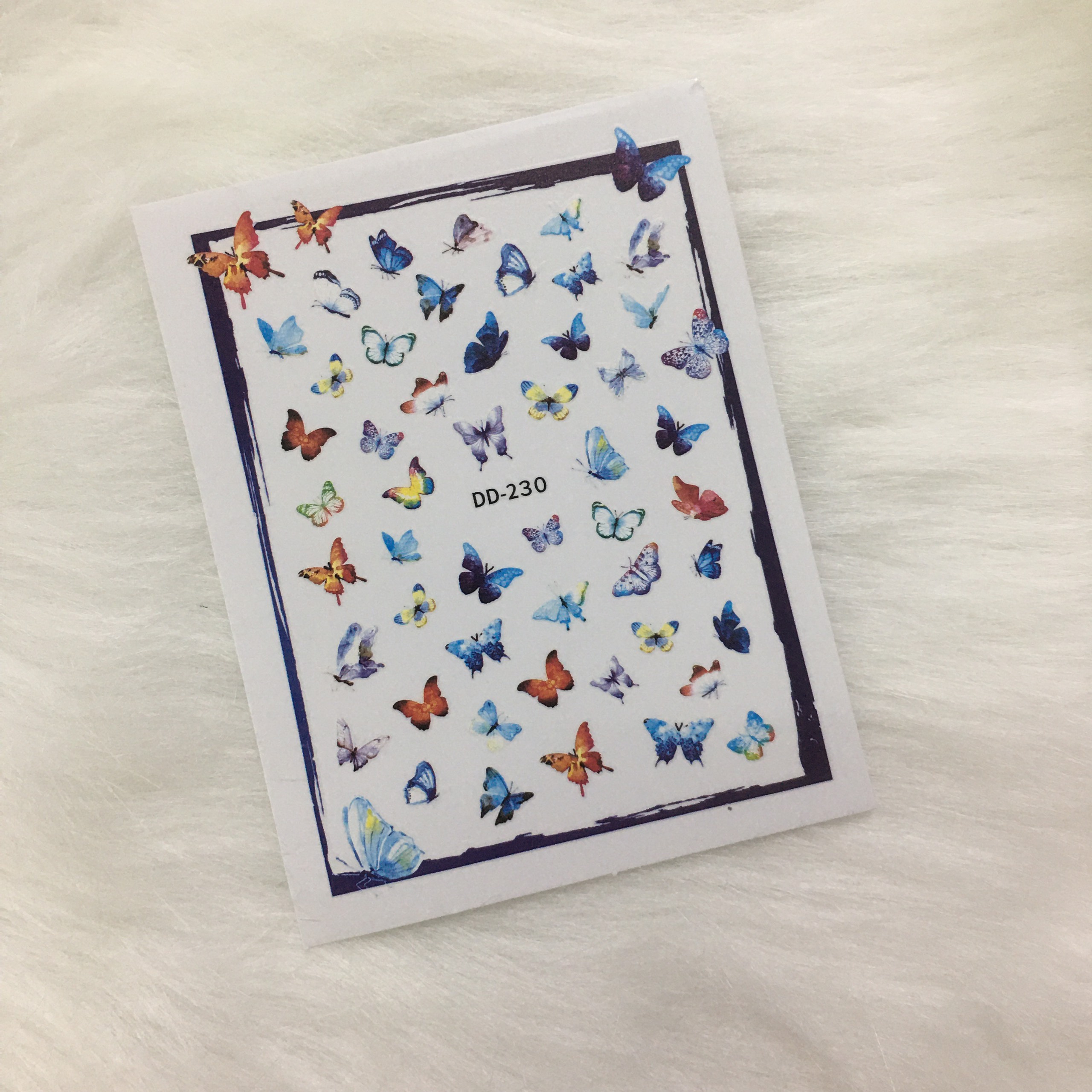 STICKER DÁN MÓNG CHỦ ĐỀ BƯỚM 2