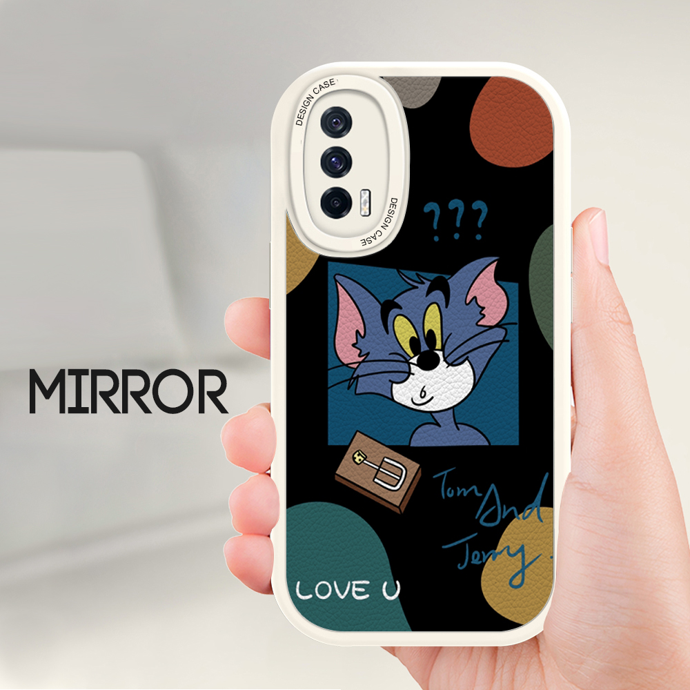 FINDWORLD%20for%20Samsung%20A35%205G%20A55%205G%20Back%20Cover%20Cartoon%20Tom%20Lambskin%20Texture%20Soft%20Silicone%20PU%20Leather%20Phone%20Case%20-%20Image%206
