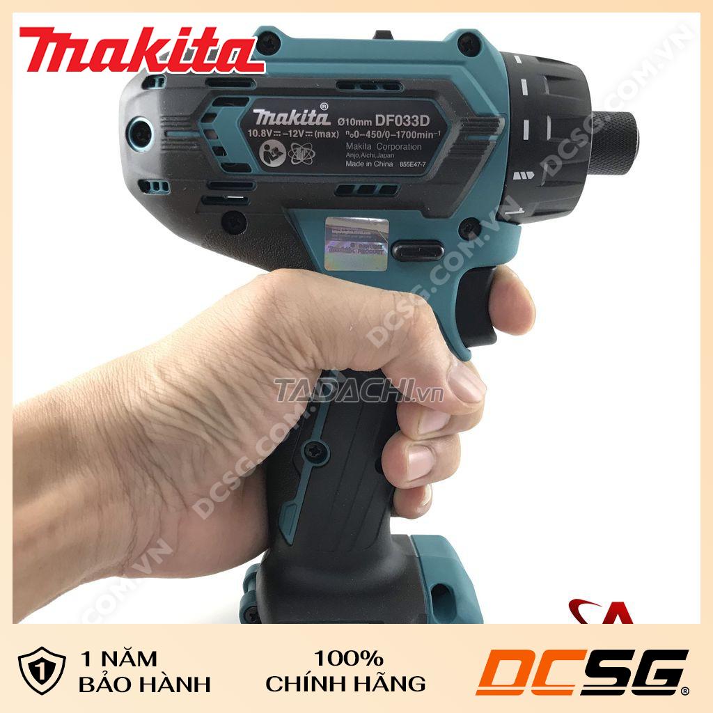 Máy Bắn Vít Dùng Pin 12Vmax Makita 12V DF033DZ (không pin sạc)