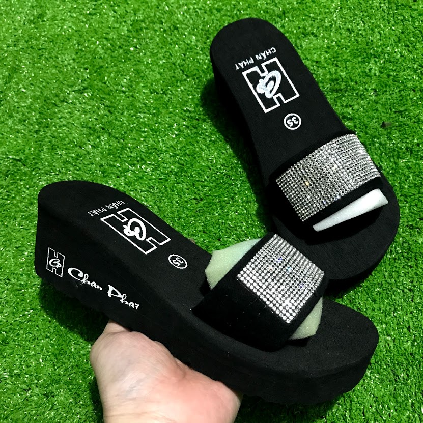 [HCM]Dép xốp quai ngang cao 5p, 7p MSG14