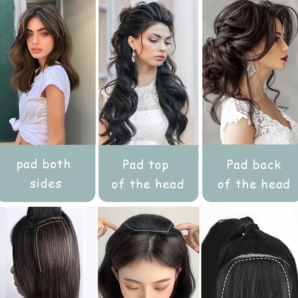 Wig Head Seamless Invisible Heightening Comb Pad