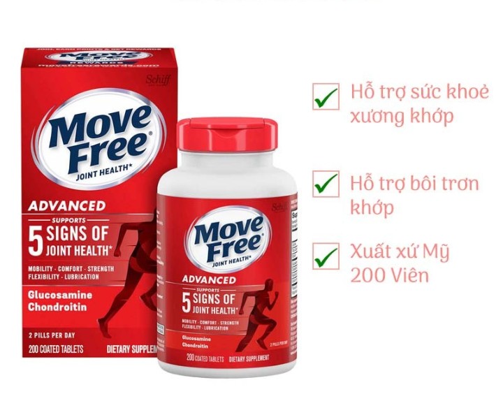 Viên Uống Bổ Khớp MoveFree JointHealth 200 viên
