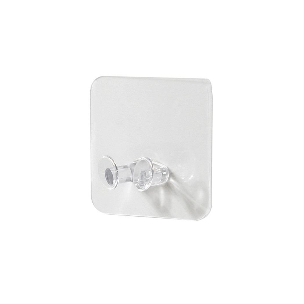 Plastic Wire plug bracket hook 6*6*2cm Storage Hook 1PCS White Punch-free