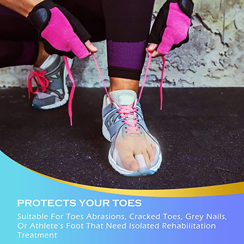 Aweisuan Hot Sale 10pcs/5Pairs Silicone Toe Cap Protector Cover Thumb Sleeve Corn Blisters Pain Relief Gel Toe Tube Bunion Correction Foot Care. 