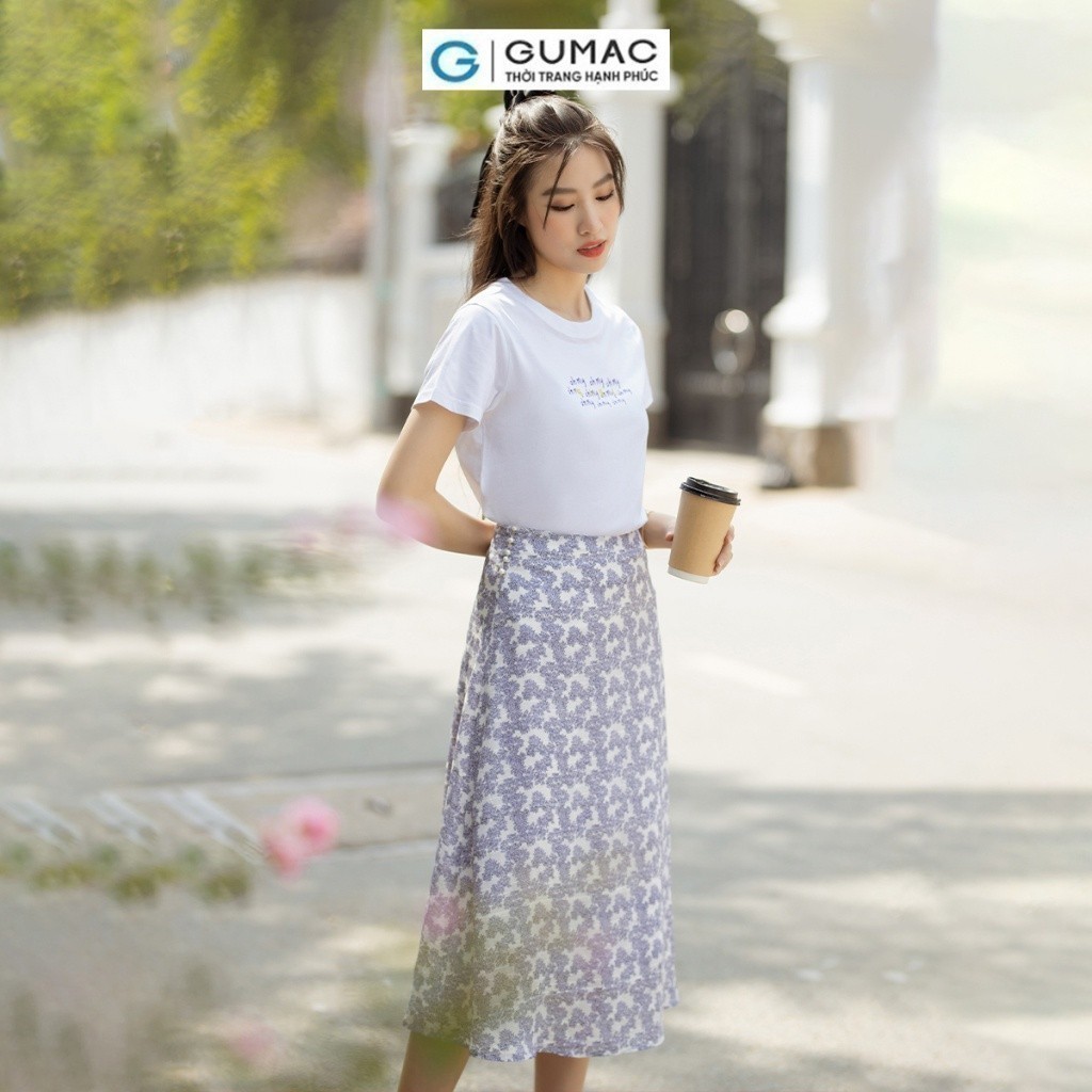 [SALE MẠNH |Voucher 8-15%] Chân váy phối ngọc thời trang GUMAC VD07022