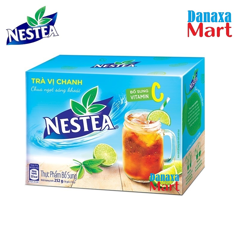 Combo 2 Hộp Trà Nestea vị Chanh (Hộp 15 gói x 13g)