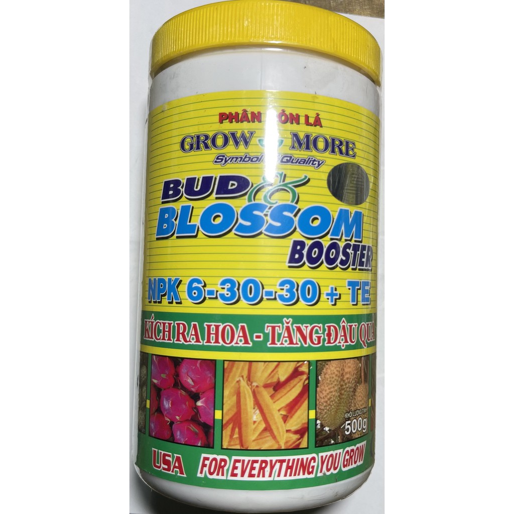 Phân bón lá cao cấp npk của growmore 6-30-30 te usa hộp 500gram