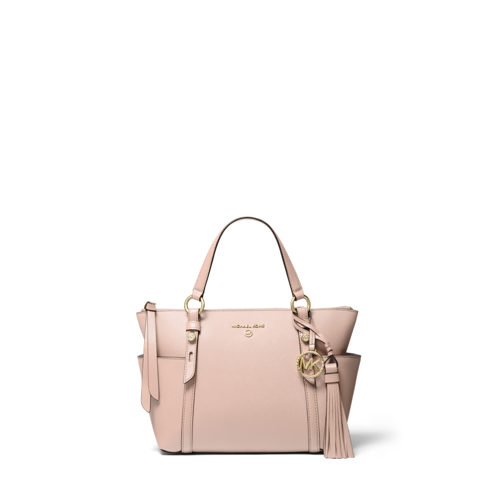 Buy Michael Kors Sullivan Small Saffiano Leather Top-Zip Tote Bag, Brown  Color Women