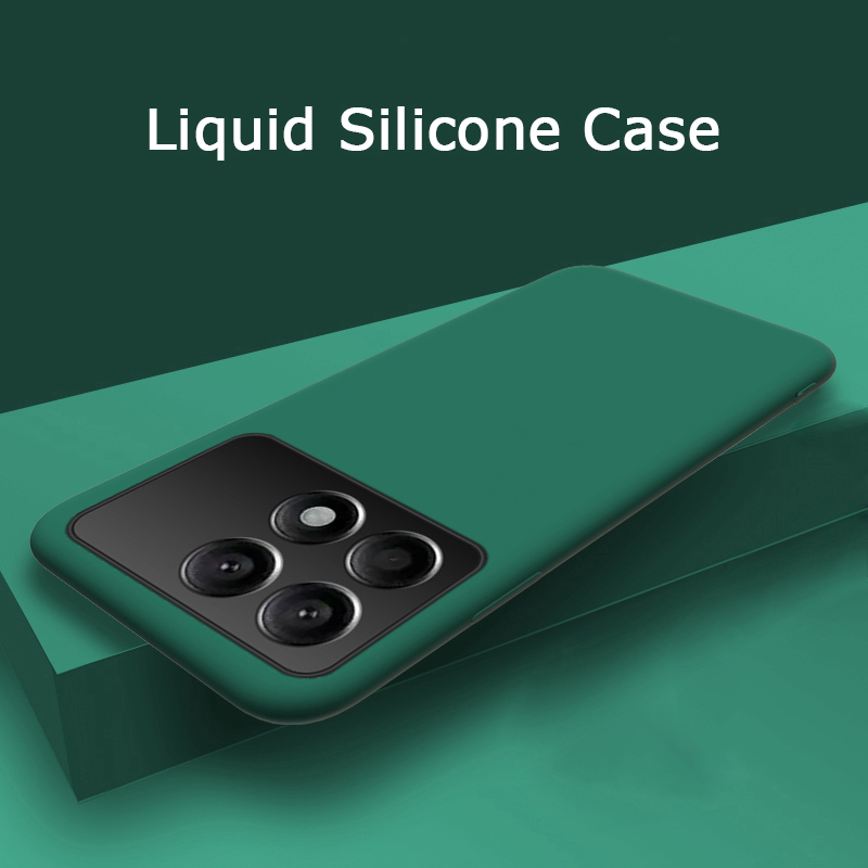 For Xiaomi Poco X6 NEO case Soft Silicone Liquid Lens Protection Slim For Xiaomi Poco X6 NEO Back Cover Phone Cases. 