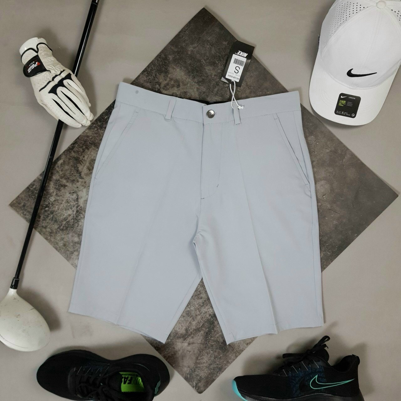 (VNXK) QUẦN SHORT GOLF NIKE CO GIÃN VẢI MỊN (ảnh thật)