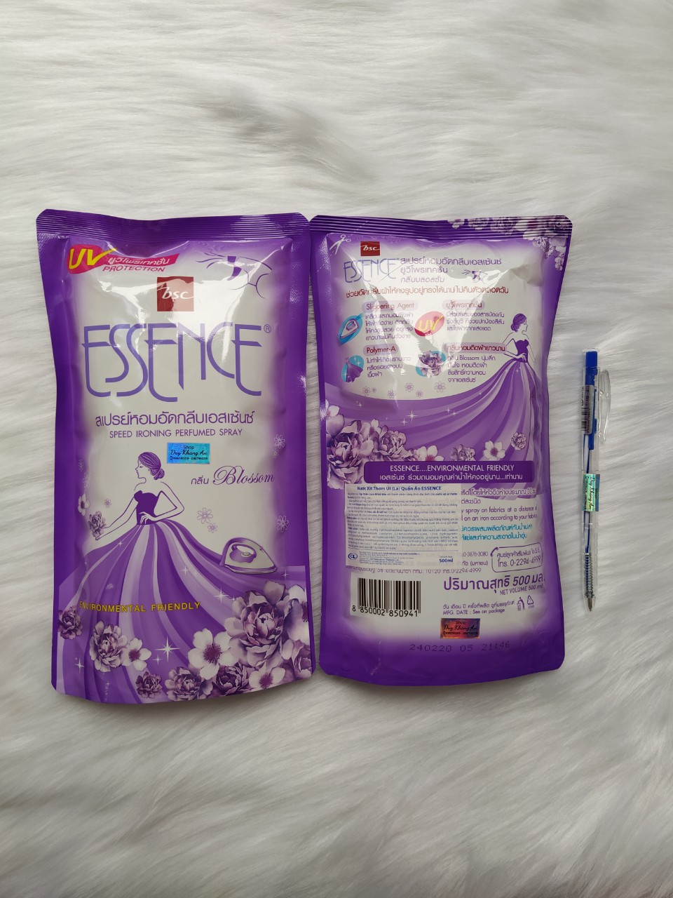 Combo 3 túi xịt ủi Essence 500ml nhập Khẩu Thái Lan