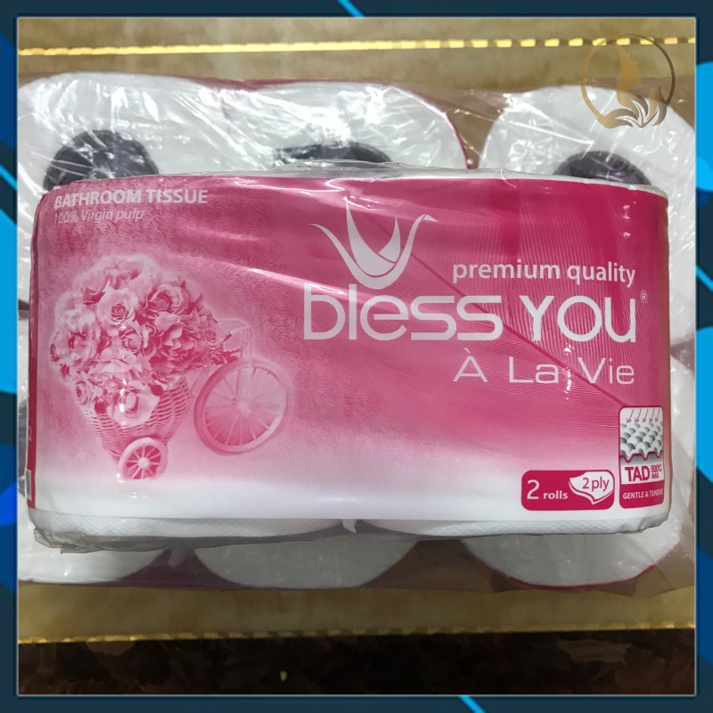 Giấy vệ sinh BLESS YOU HOLD ME (Lốc 10 cuộn)