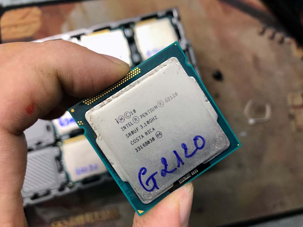 CPU G2120/ G2030/ G2020/ G1630/ G1610 socket 1155 bóc máy