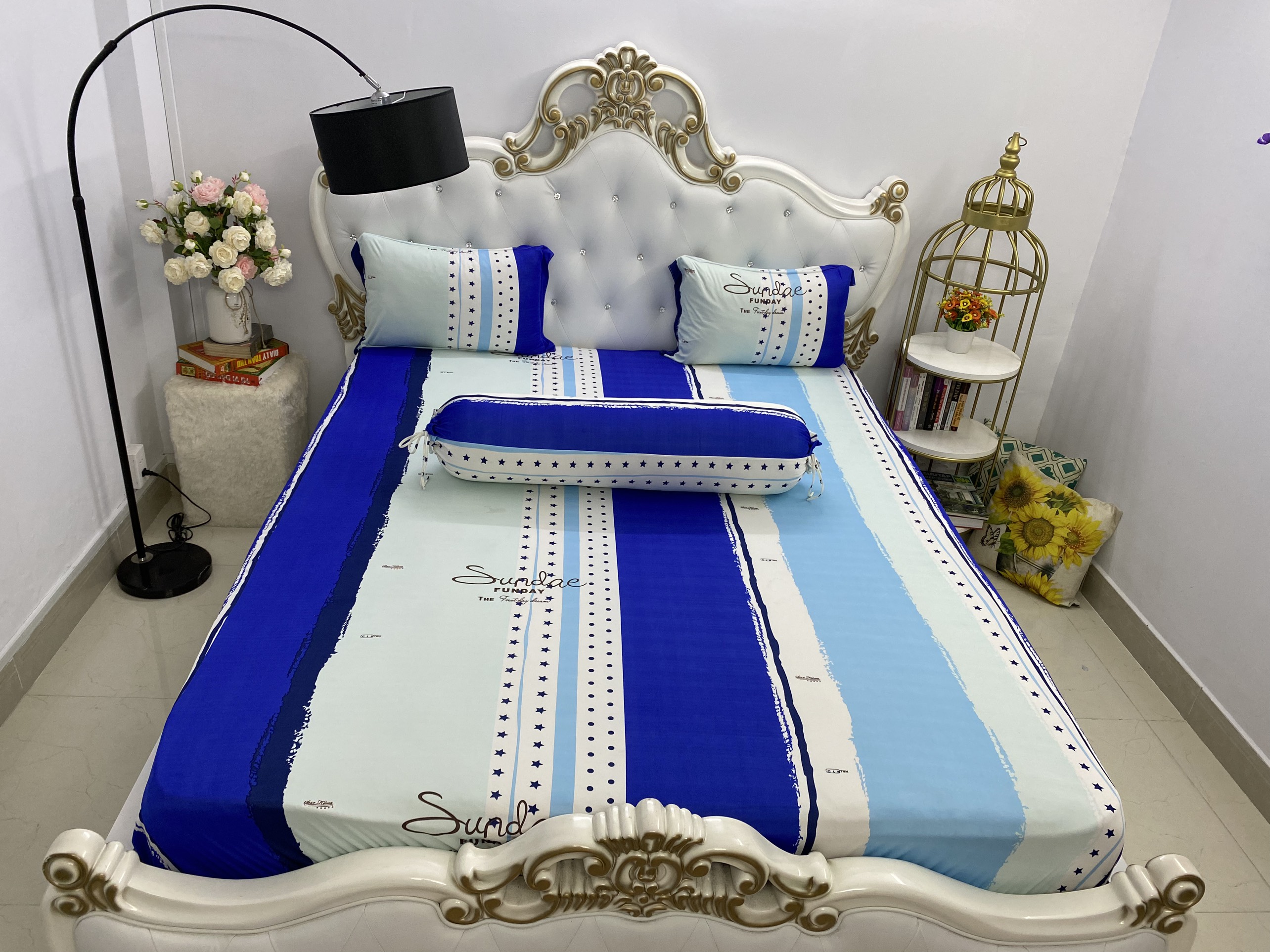Cool Korean Elastic Sheet Set { 4 Pieces } All Sizes
