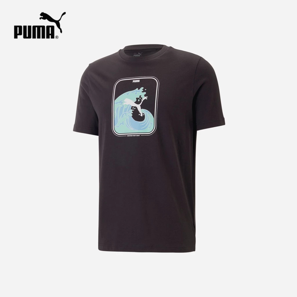 Puma áo thun thể thao nam graphics wave - 67448301